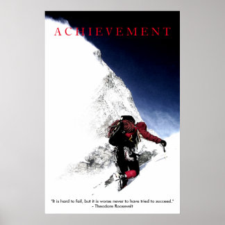 Poster Monteur de devis de motivation en haut