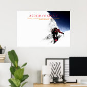 Poster Monteur de devis de motivation en haut (Bureau à domicile)