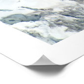 Poster Monteurs sur le Mont Blanc, France (Coin)