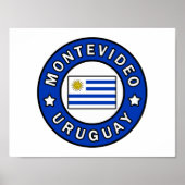 Poster Montevideo Uruguay (Devant)