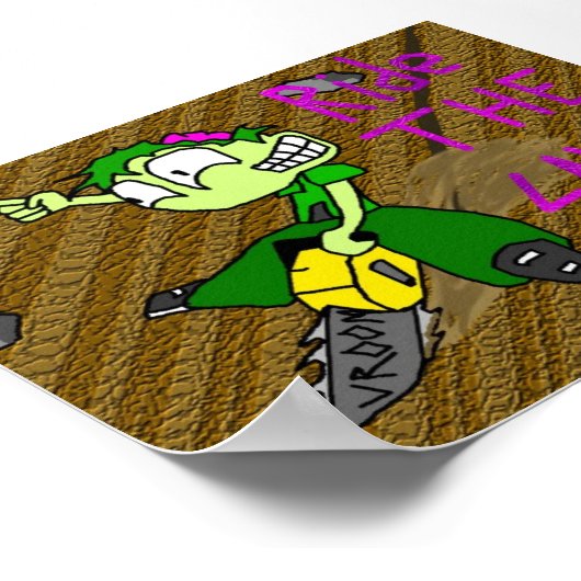 Poster Montez à la scie (Coin)