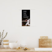 Poster Montez à l'affiche de la plaque (Cuisine)