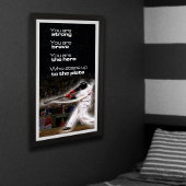 Poster Montez à l'affiche de la plaque