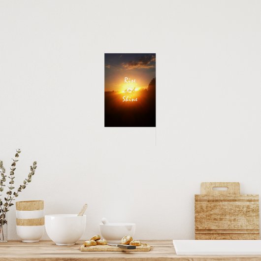 Poster Montez et brillez (Cuisine)