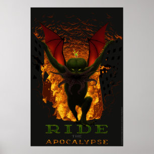 Poster Montez l'affiche d'apocalypse