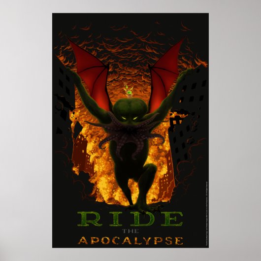 Poster Montez sur l'affiche de l'Apocalypse (Devant)