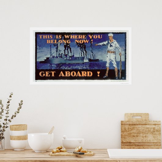 Poster Montez ! (US02156) (Cuisine)