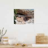 Poster Montezuma Castle Cliff Dwelling - Montezuma (Cuisine)