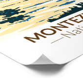 Poster Montezuma Castle National Monument Arizona Vintage (Coin)