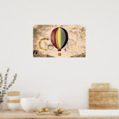 Poster Montgolfière (Cuisine)