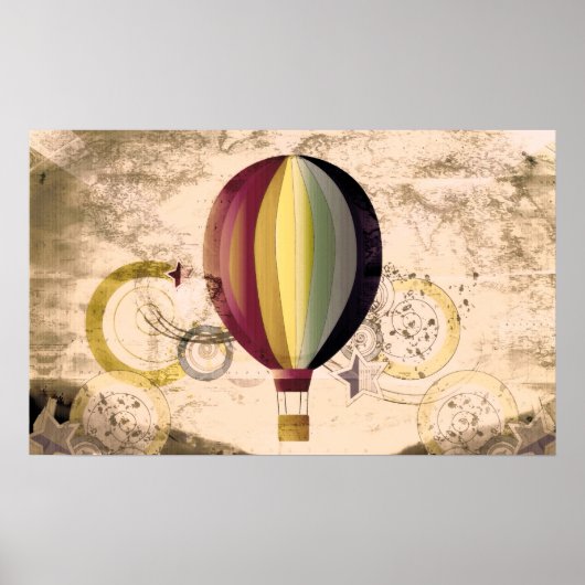 Poster Montgolfière (Devant)