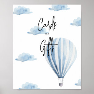 Poster Montgolfière - cartes et cadeaux
