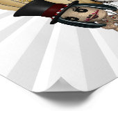 Poster montgolfière gothique laveau vapeur art (Coin)