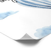 Poster Montgolfière - Quelle est la taille du ventre de M (Coin)