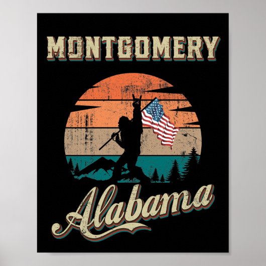 Poster Montgomery Alabama (Devant)
