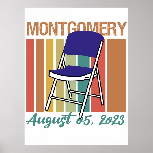 Poster Montgomery Brawl Folding Chair 5 août 2023 (Devant)
