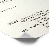 Poster Montgomery East side California et Sacramento (Coin)