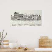 Poster Montgomery East side California et Sacramento (Cuisine)