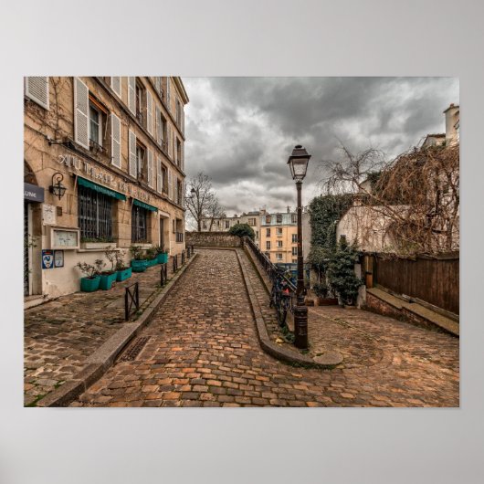 Poster Montmarte, Paris (Devant)