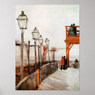 Poster Montmartre (F272) Van Gogh Fine Art