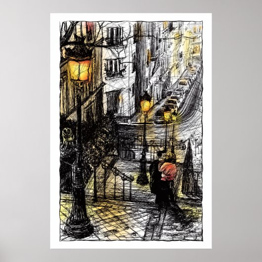 Poster Montmartre VIII (Devant)
