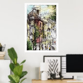 Poster Montmartre XV (Bureau à domicile)