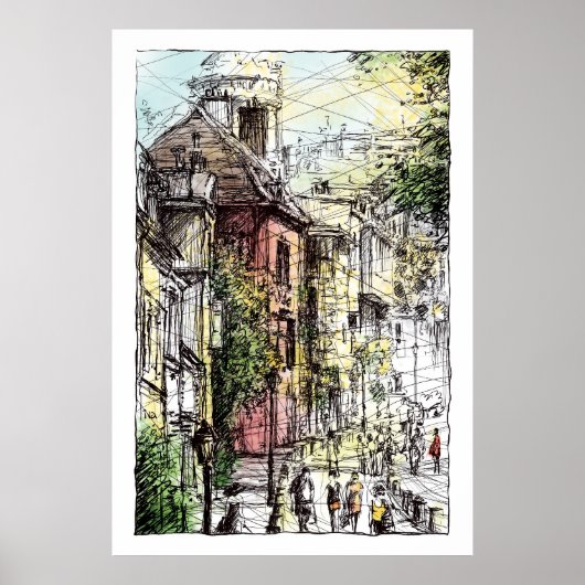 Poster Montmartre XV (Devant)