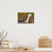 Poster Montmorency Falls Canada stylisé (Cuisine)