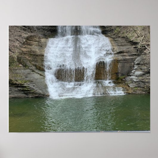 Poster Montour Falls Finger Lakes New York (Devant)