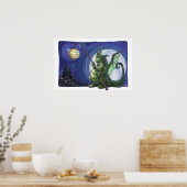 Poster Montre d'art Dragon (Cuisine)