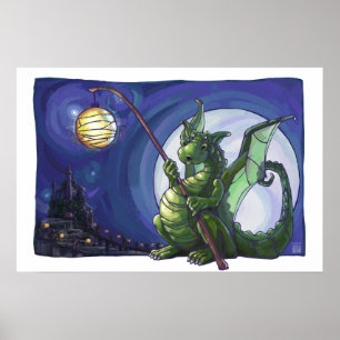 Poster Montre d'art Dragon