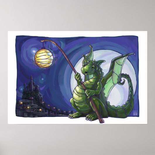 Poster Montre d'art Dragon (Devant)