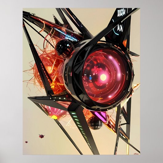 Poster Montre de drone (Devant)