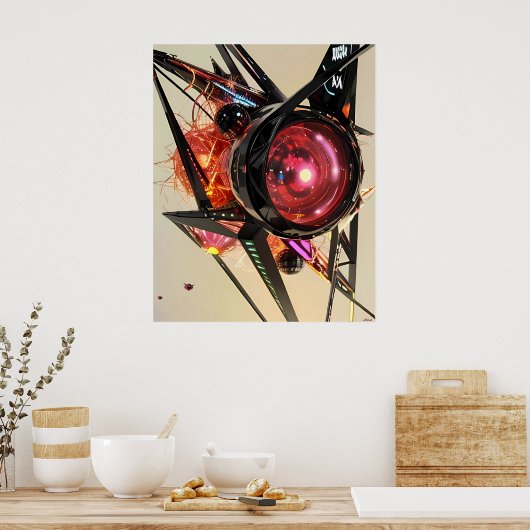 Poster Montre de drone (Cuisine)