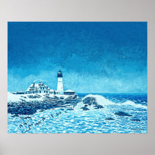 Poster Montre de tempête d'hiver Imprimer