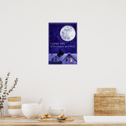 Poster Montre Lune (Cuisine)