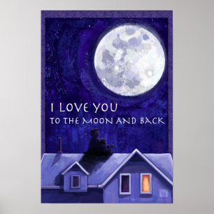 Poster Montre Lune