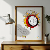 Poster Montre réveil Art 1040 Comptable