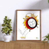 Poster Montre réveil Art 1040 Comptable