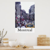 Poster Montréal (Cuisine)