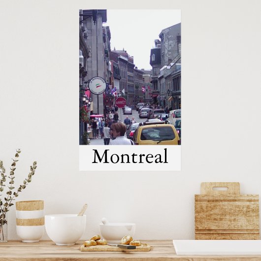 Poster Montréal (Cuisine)
