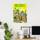 POSTER MONTRÉAL (Bureau à domicile)