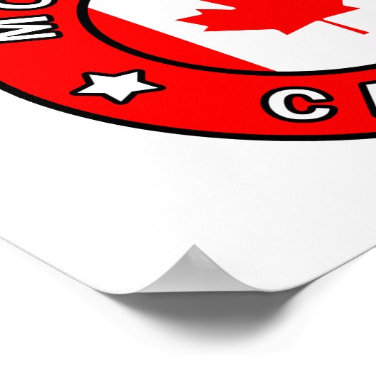 Poster Montréal Canada (Coin)