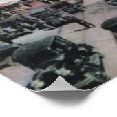 Poster Montréal Québec Canada Rue Sainte-Catherine (Coin)