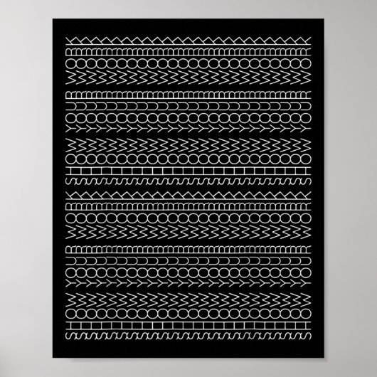 Poster Montrer votre travail Math enseignant Message cach (Devant)