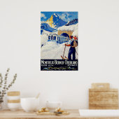 Poster Montreux, chemin de fer Berner Oberland, Suisse (Cuisine)