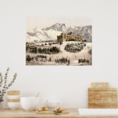 Poster Montreux Suisse (Cuisine)