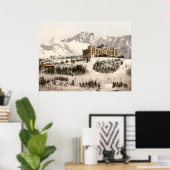 Poster Montreux Suisse (Bureau à domicile)