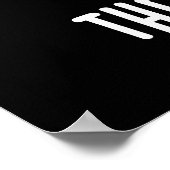 Poster Montrez-Moi Le Mooney Funny Cow Pun Dark BG (Coin)