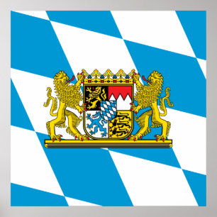 Poster Montrez vos couleurs - Bayern/Bavière